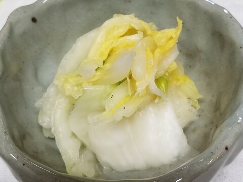 ポリ袋で、簡単、白菜のお漬け物！